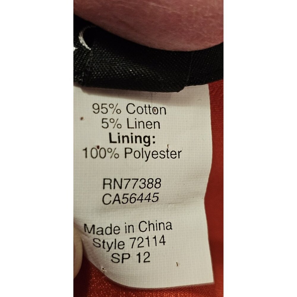 J Crew Elinor Dress Linen Blend Women's Size 0 Boho Summer Spring - Picture 6 of 9